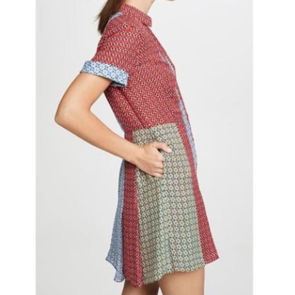 Alice & Olivia Abelia Paneled Floral Dress NWT - Picture 14 of 15